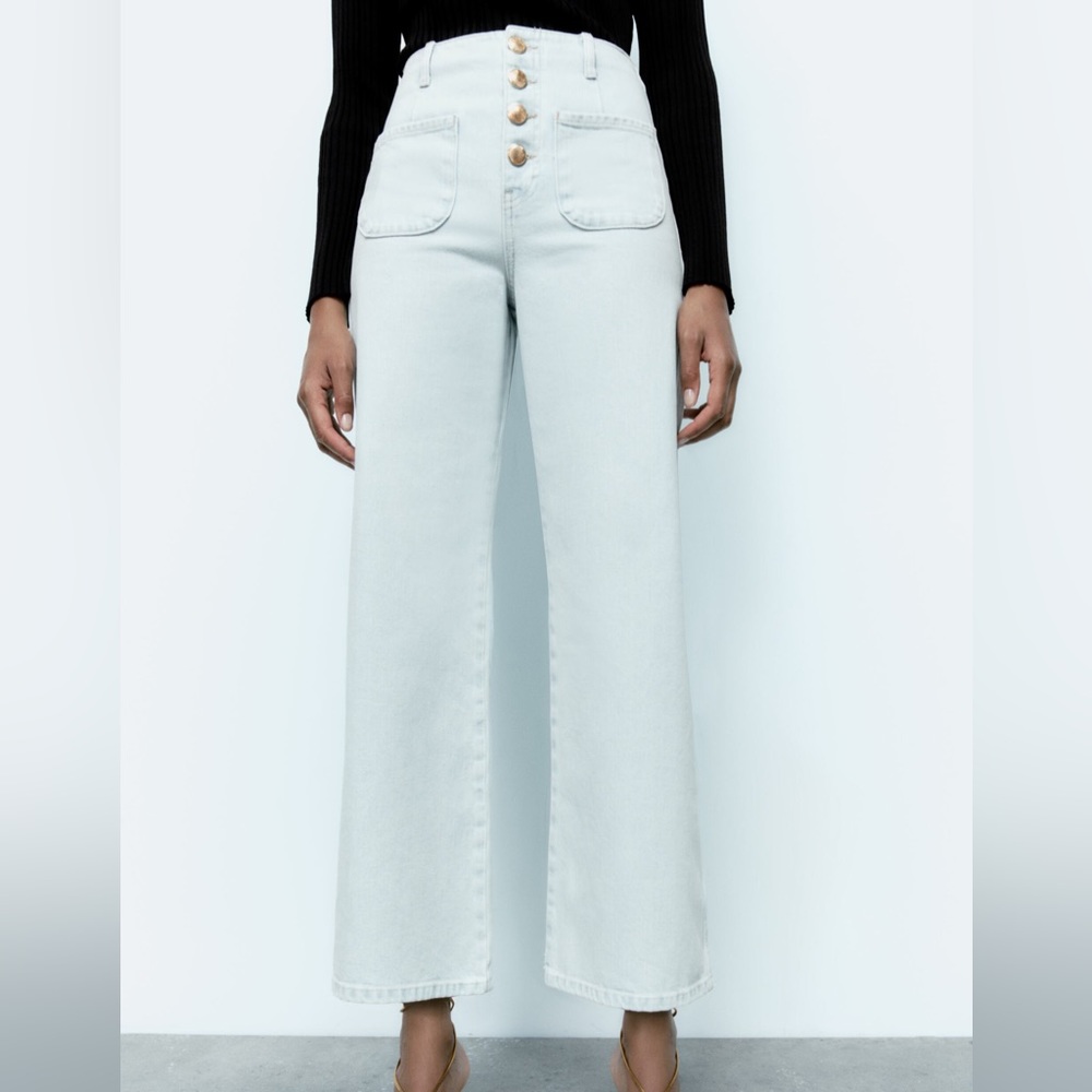 ZARA HIGH-WAISTED JEANS